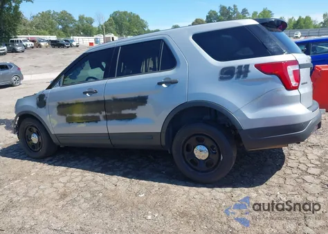 2018 Ford Police Interceptor from USA, damaged, VIN 1FM5K8AR7JGC75896